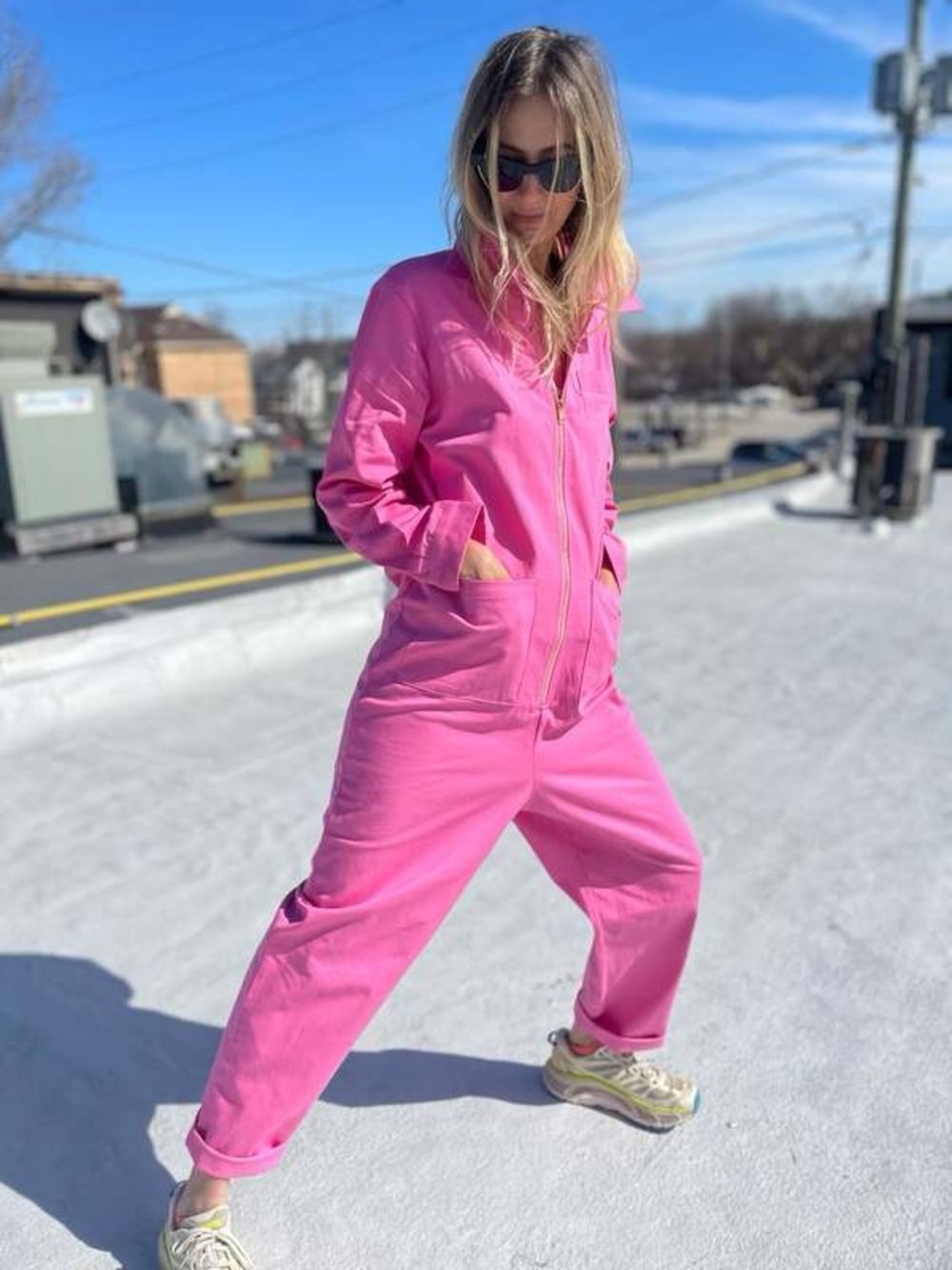REDSKY
REDSKY BAGGY BOILER SUIT - BARBIE PINK size